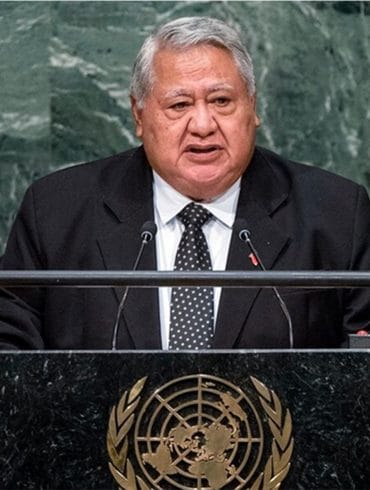 Samoa prime minister, Malielegaoi, MAPs treaty