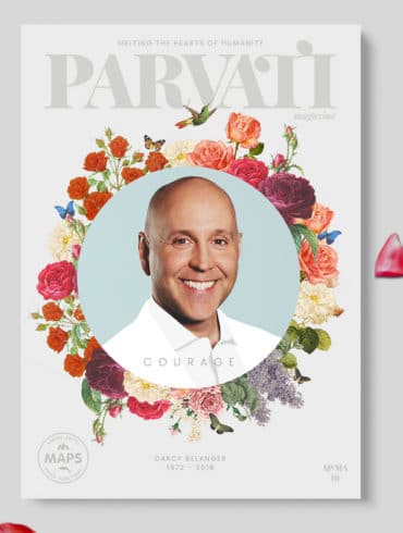 On this month's cover: Parvati Magazine April/May 2019: Courage - Darcy Belanger