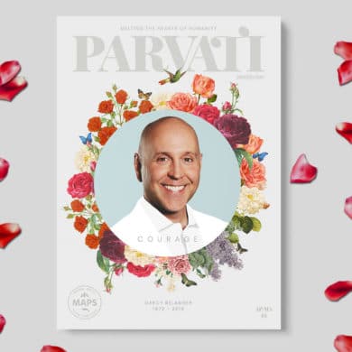 On this month's cover: Parvati Magazine April/May 2019: Courage - Darcy Belanger