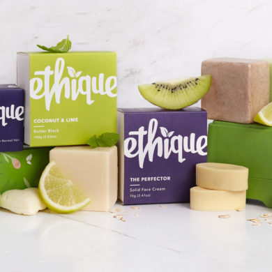 Ethique Beauty bars, shampoo bars